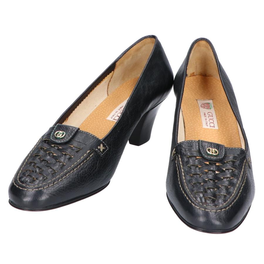 GUCCI パンプス 黒 サイズ:22.5〜23センチ GUCCI パンプス 黒 サイズ