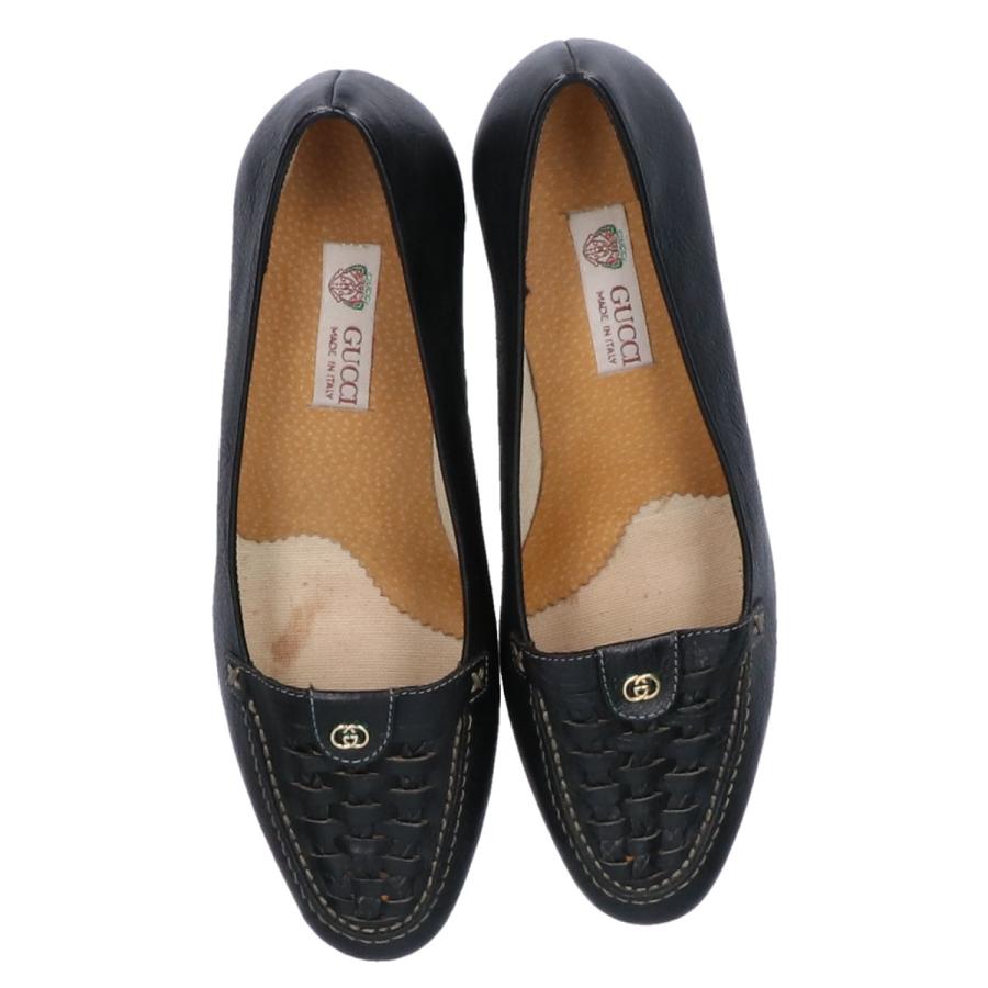 GUCCI（グッチ） 1029 GGレザー パンプス/ シューズ 35 1/2 ブラック