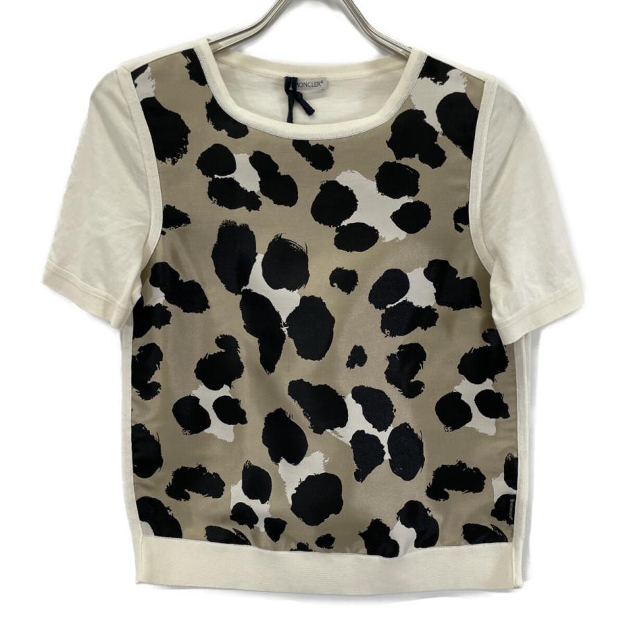 MONCLER（モンクレール） ベージュ MAGLIA TRICOT GIROCOLLO 半袖T
