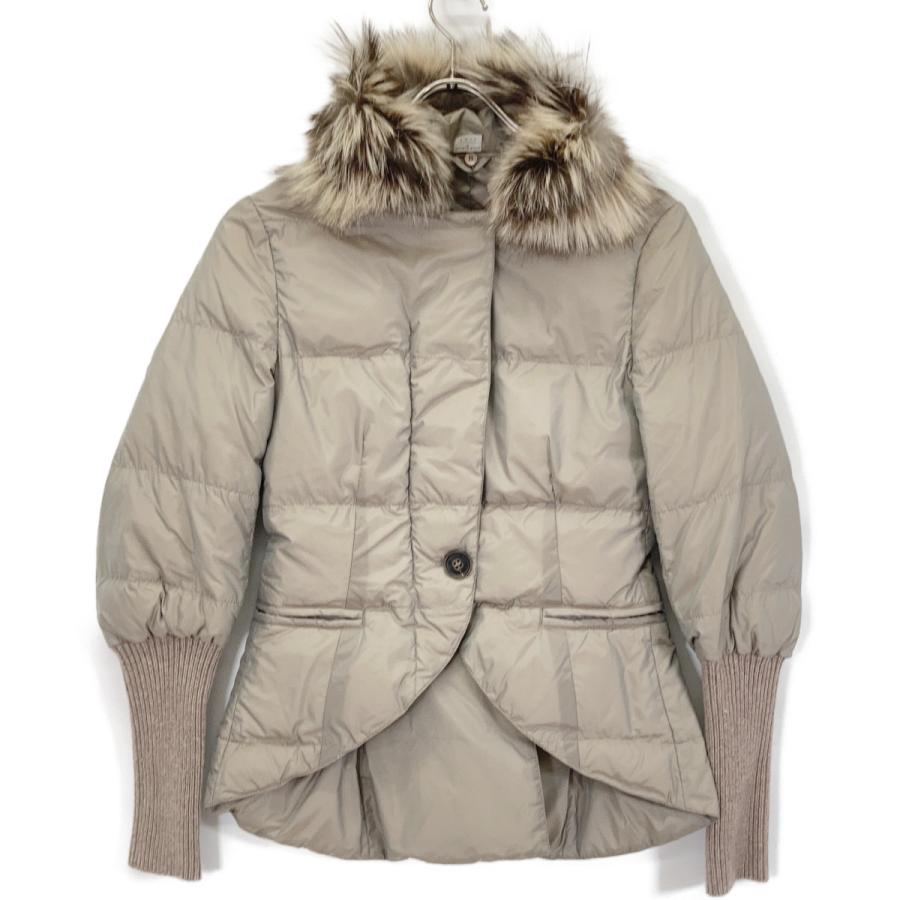 BRUNELLO CUCINELLI ブルネロクチネリ ベージュ ナイロン カシミヤ