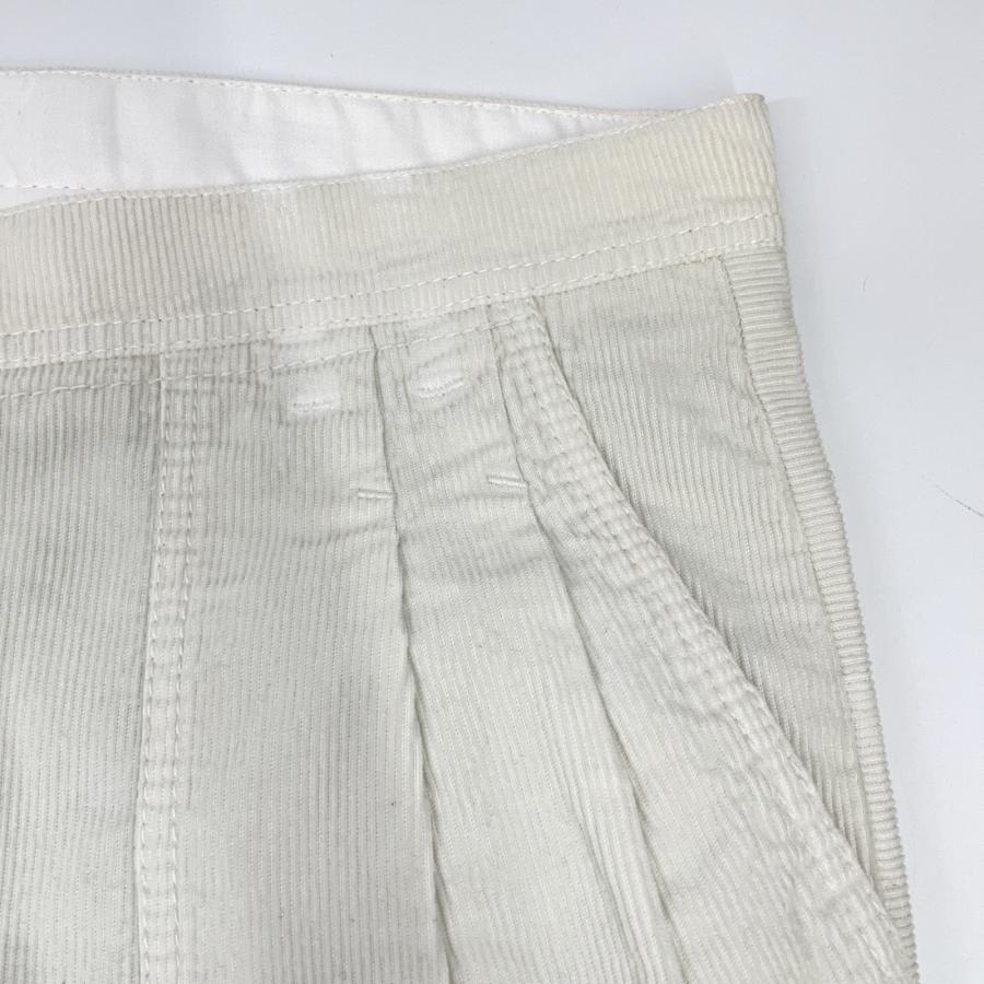 BRUNELLO CUCINELLI ブルネロクチネリ ホワイト コーデュロイ パンツ