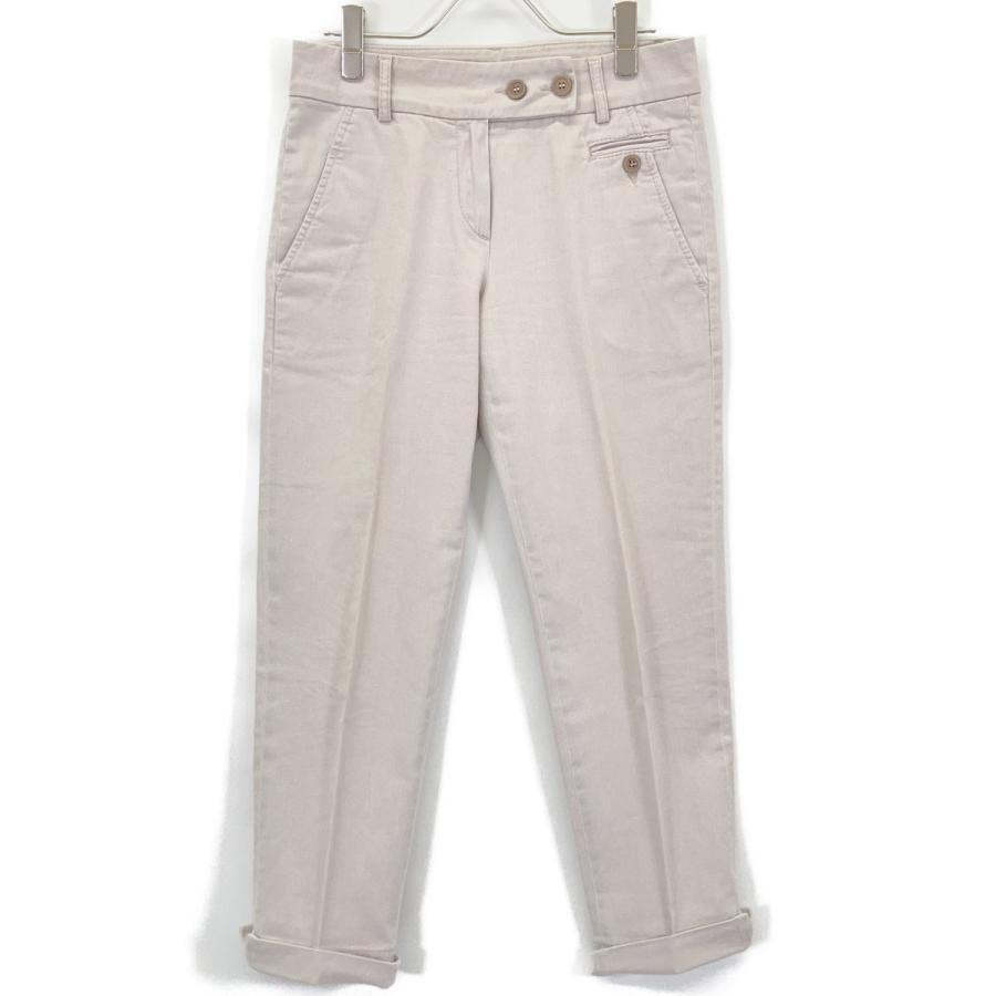 BRUNELLO CUCINELLI（ブルネロクチネリ） ライトグレーコットン パンツ