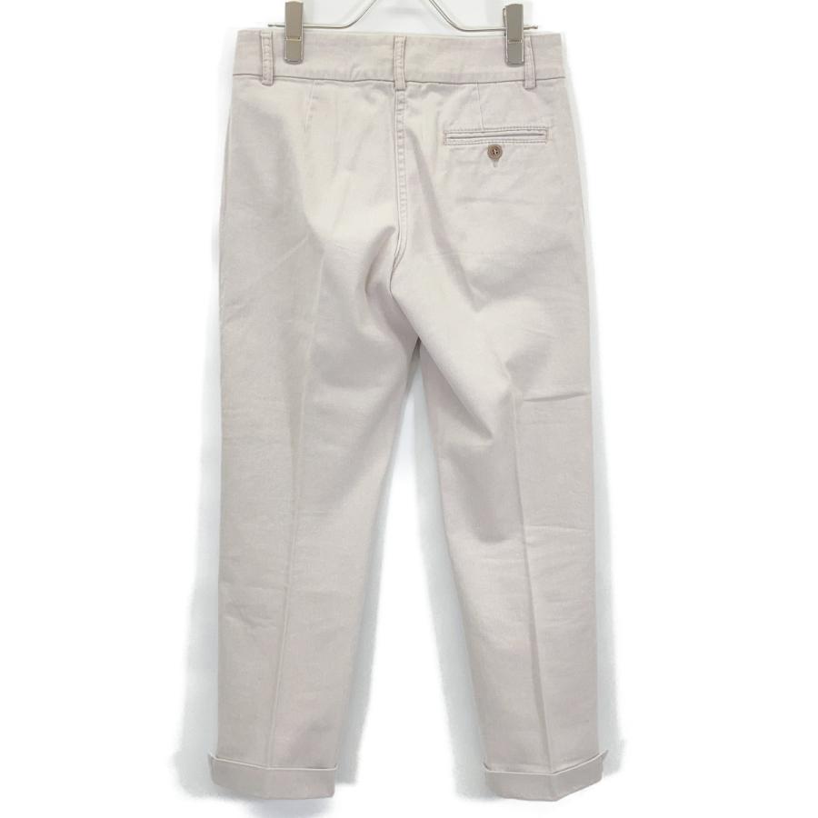 ブルネロクチネリ　コットンパンツ　サイズ40 16日までお値引き中 BRUNELLO CUCINELLI（ブルネロクチネリ） ライトグレーコットン パンツ