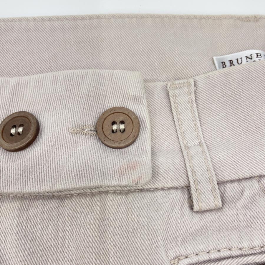 BRUNELLO CUCINELLI（ブルネロクチネリ） ライトグレーコットン パンツ