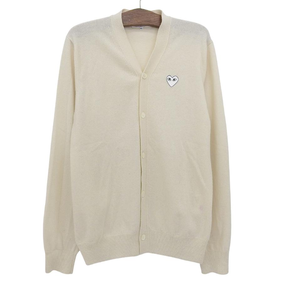Play COMMEdesGARCONS プレイコムデギャルソン ウール カーディガン