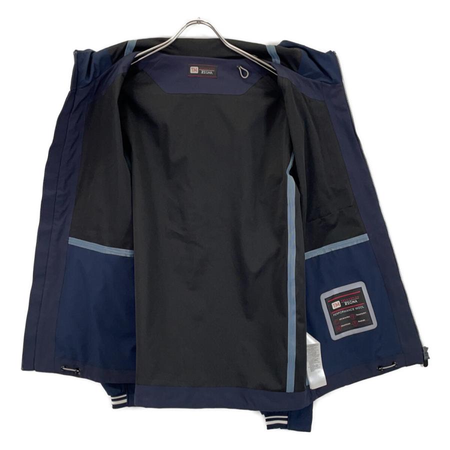 Z Zegna ジーゼニア ネイビー VW407 TECHMERINO ナイロンパーカー 