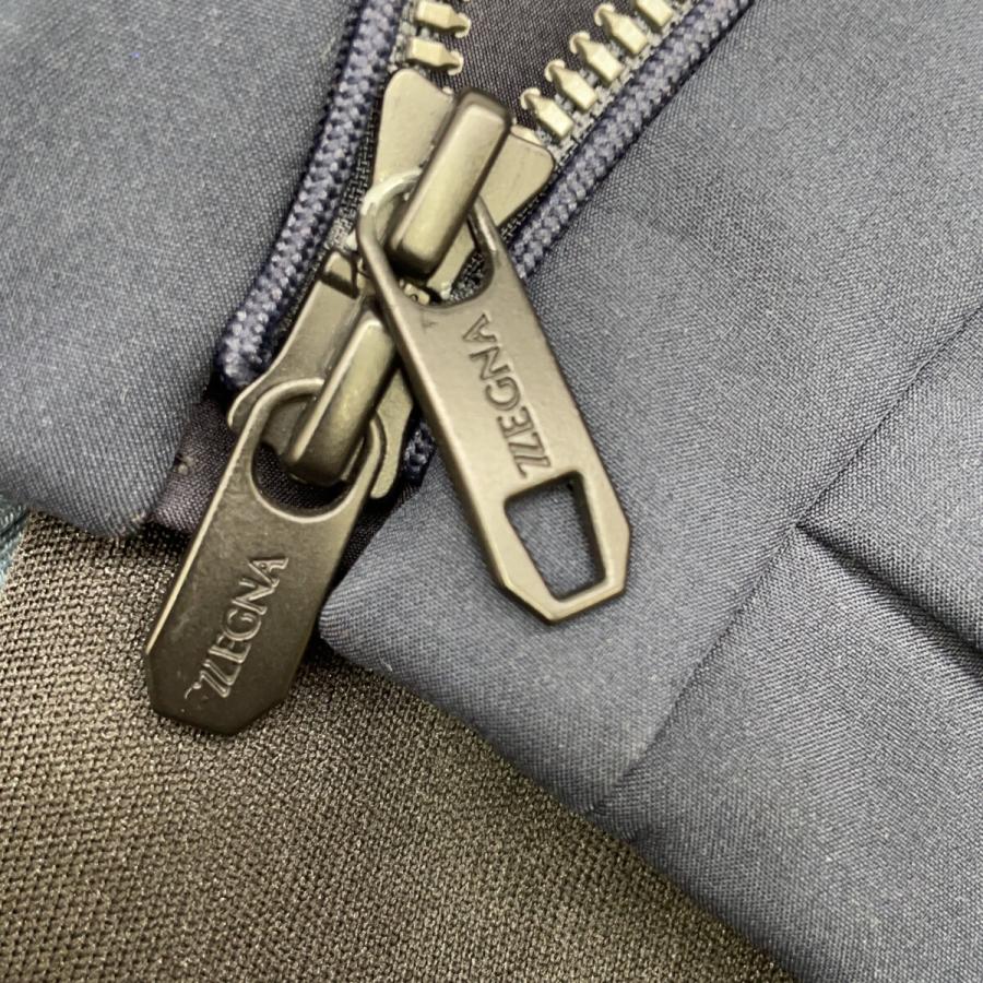 Z Zegna ジーゼニア ネイビー VW407 TECHMERINO ナイロンパーカー 