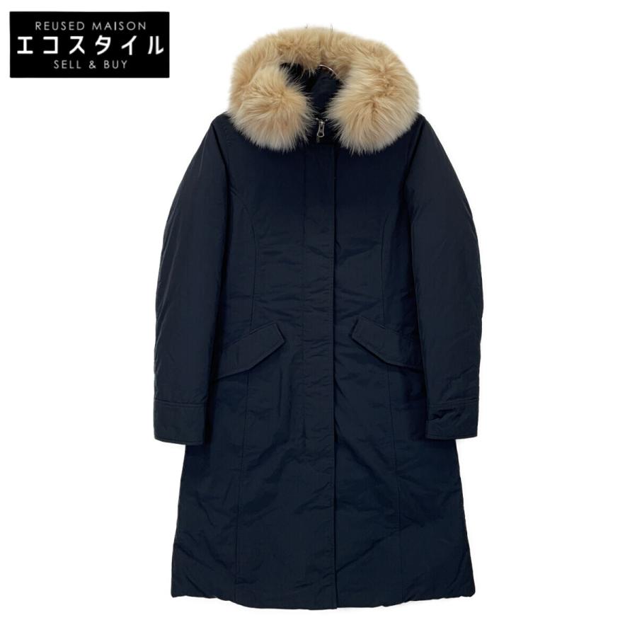 WOOLRICH（ウールリッチ） ネイビー 152303 フォックスファー付き