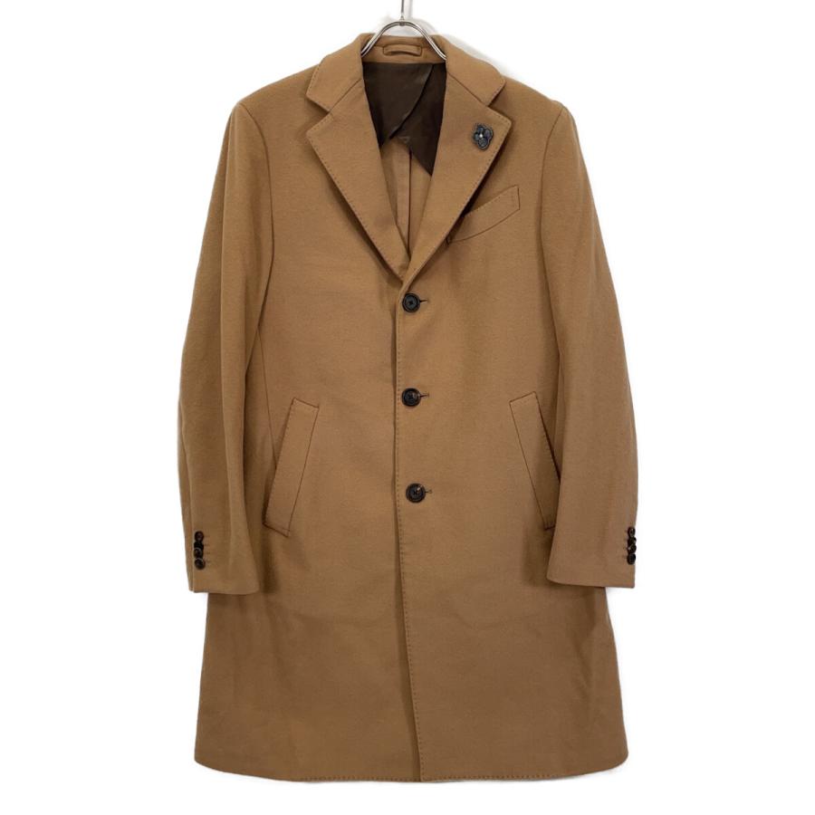 美品 LARDINI ラルディーニ チェスターコート 48 キャメル LARDINI（ラルディーニ） キャメル JH23143AQ ウール チェスターコート
