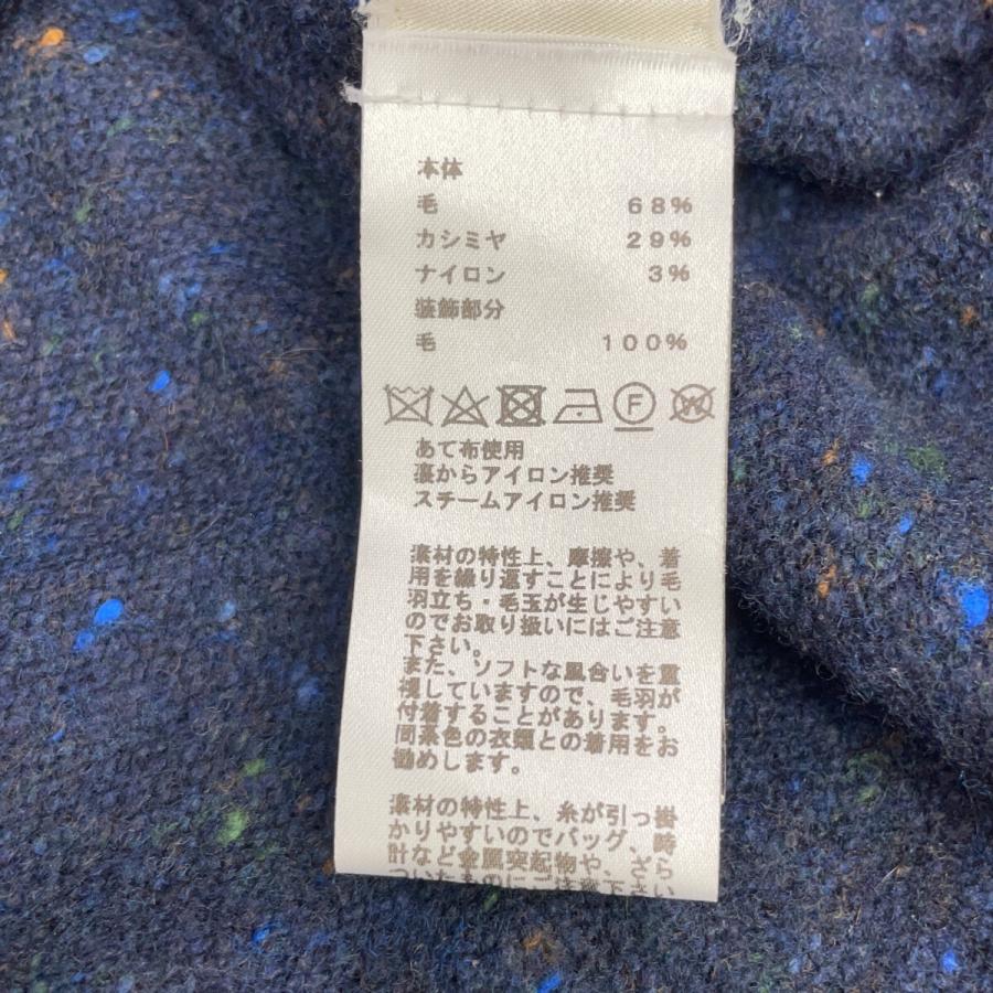 HERMES エルメス ネイビー カシミヤ混 ニットセーター XS トップス