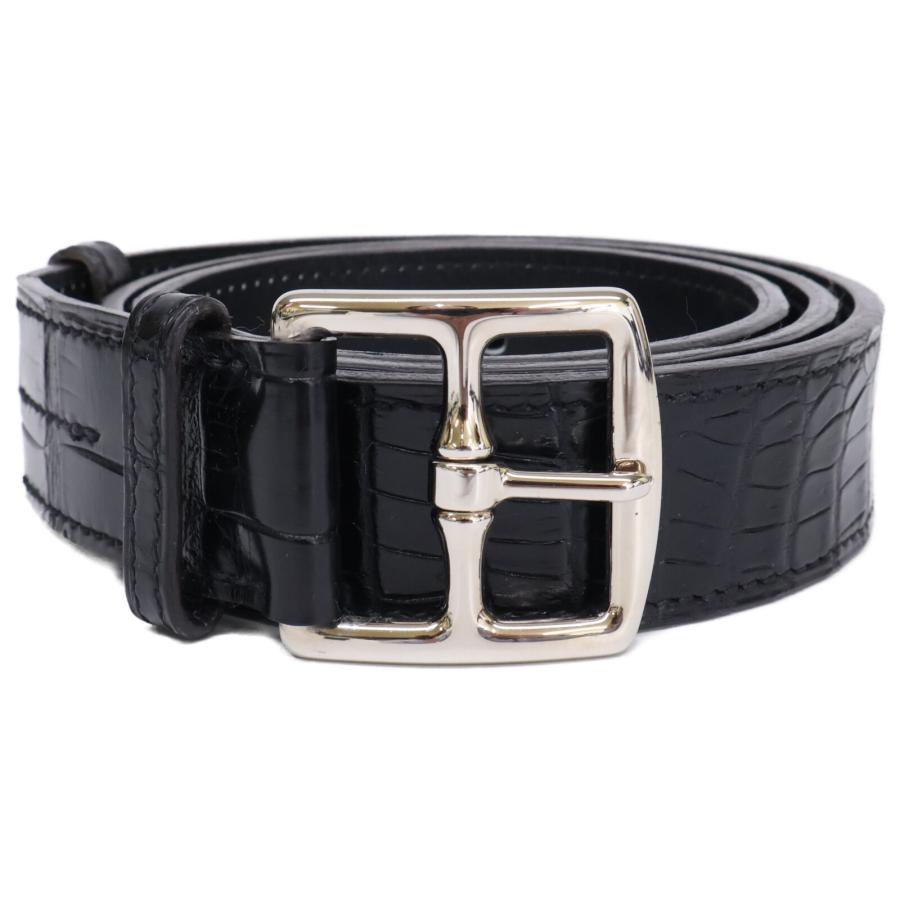美品 HERMES エルメス エトリヴィエール ポロサス クロコダイルレザー