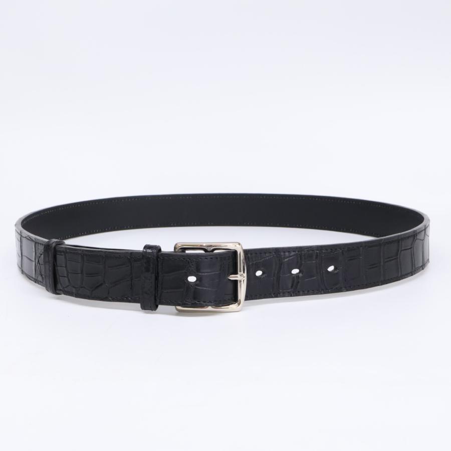 エルメス レザーベルト･ポロサス  【Aランク】【中古】 中古・古着通販】HERMES (エルメス) レザーベルト ブラック サイズ