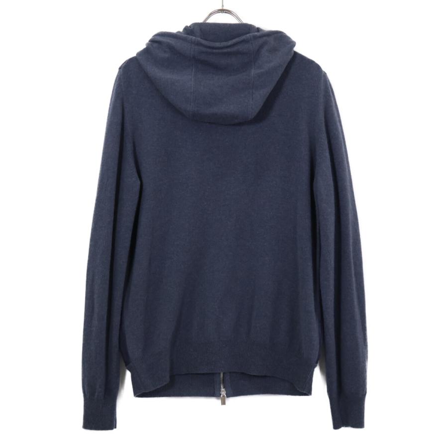 HERMES（エルメス） スエードレザーxカシミヤ 切替 ジップアップ
