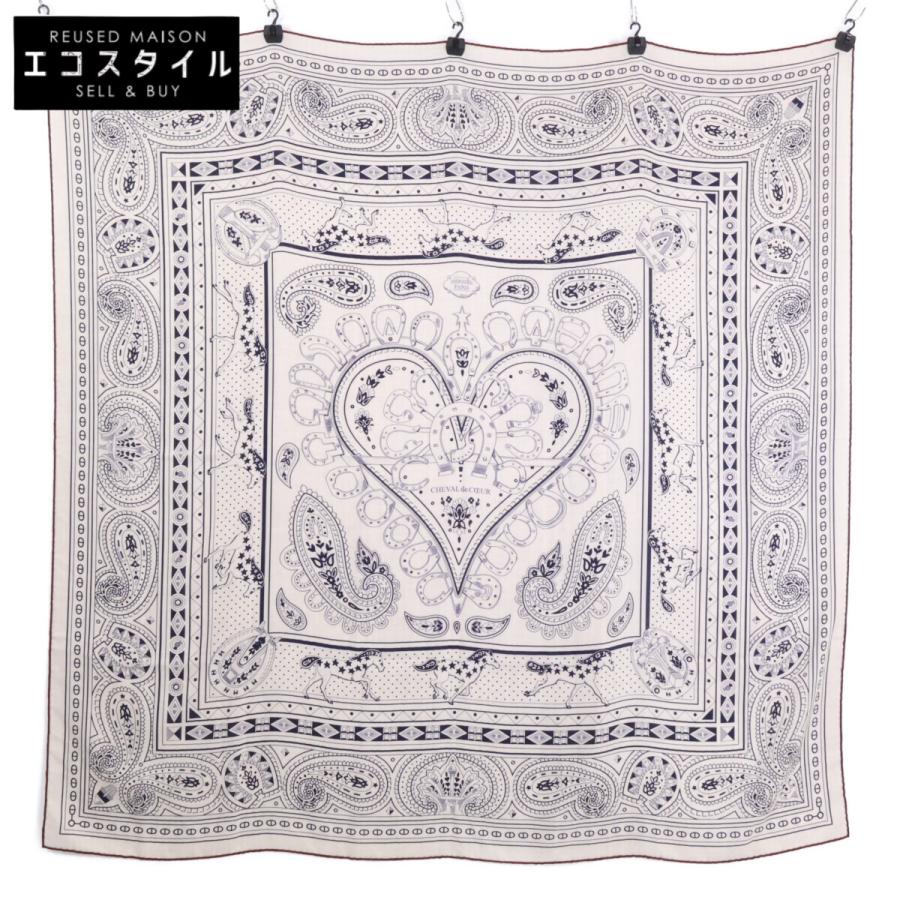 美品 HERMES エルメス シュヴァル・ドゥ・クール・バンダナ