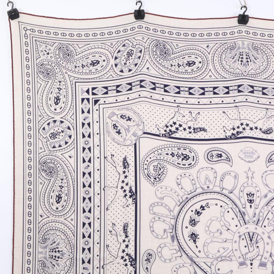 美品 HERMES エルメス シュヴァル・ドゥ・クール・バンダナ