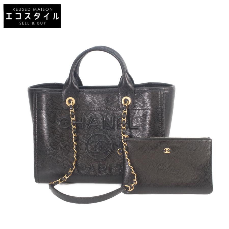 CHANEL（シャネル） AS3257 黒 キャビアスキン ドーヴィル スモール 