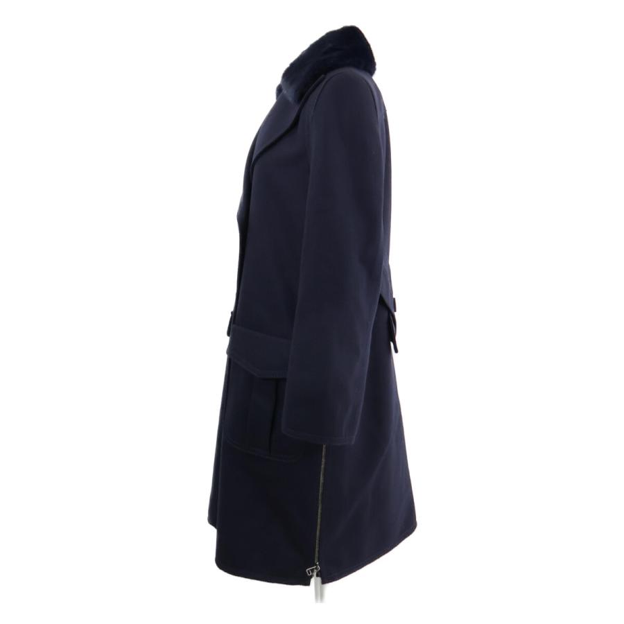 FENDI（フェンディ） 美品/ FF8570 6BZ ミンクファーカラー付 ロゴ