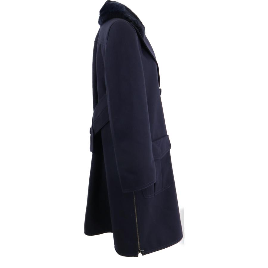 FENDI（フェンディ） 美品/ FF8570 6BZ ミンクファーカラー付 ロゴ