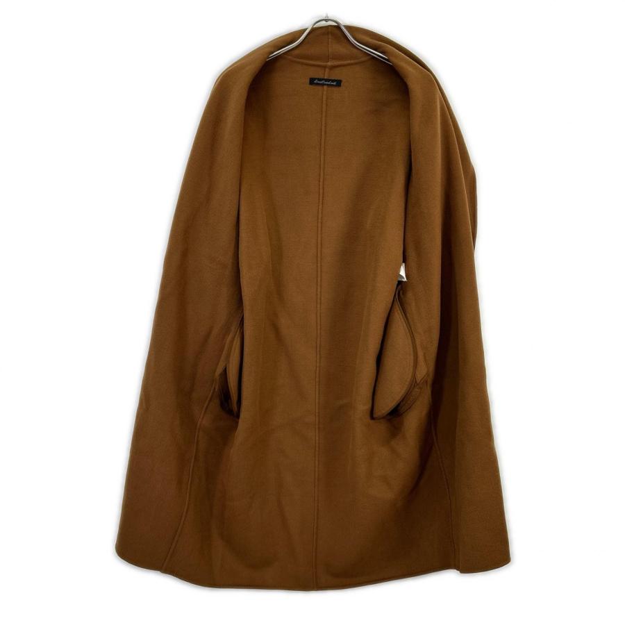 Alma Rosa アルマローザ GY70 ウール ショールカラー コート ブラウン 