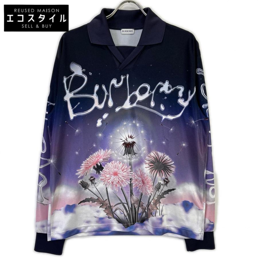 BURBERRY バーバリー 8083190 ダンデライオン 長袖ポロシャツ XS BURBERRY（バーバリー） 美品/ 8083190 ダンデライオン 長袖ポロシャツ