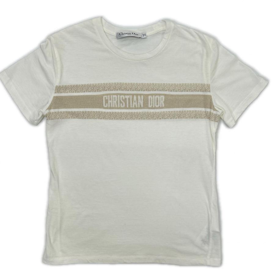 DIOR ディオール 213T04A4494 ロゴ Tシャツ S レディース : ブランド