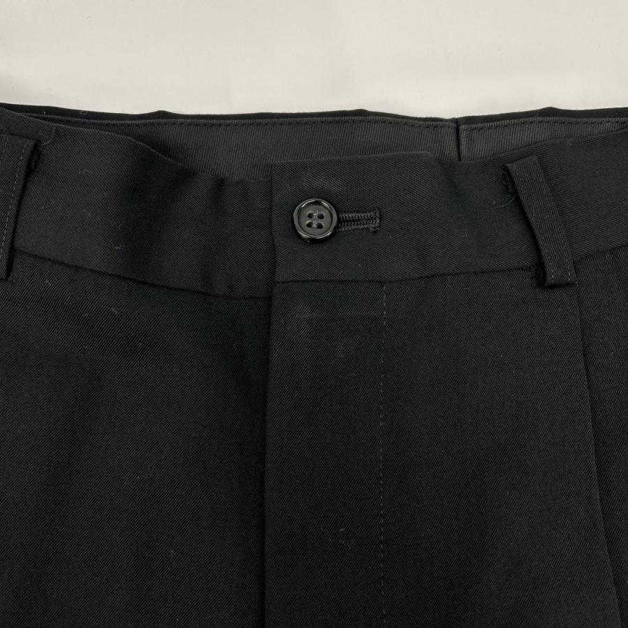 COMMEdesGARCONS HOMME コムデギャルソンオム 90s 田中オム HP-08042S ブラック 2タック ワイドトラウザー M COMMEdesGARCONS HOMME コムデギャルソンオム 90s 田中オム HP-08042S
