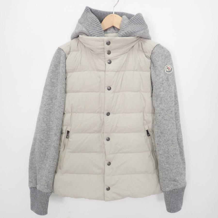 Monclerモンクレール Perigordペリゴール ニット切替 フーディダウンジャケット1 ライトグレー アイボリー メンズ 6909500000003412 ブランドショップエコスタイル 通販 Yahoo ショッピング