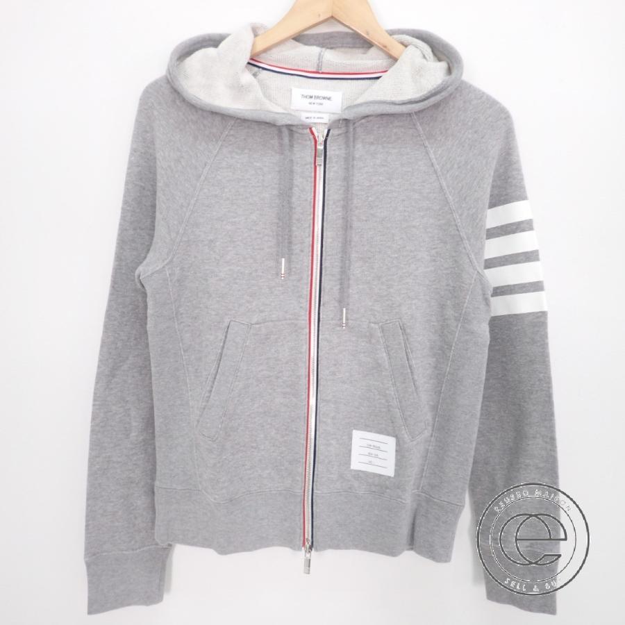 美品 国内正規 Thom Browneトムブラウン Mjt017ak5140 Full Zip Hoodie フルジップ スウェットパーカー トップス1 グレー メンズ ブランドショップエコスタイル 通販 Yahoo ショッピング