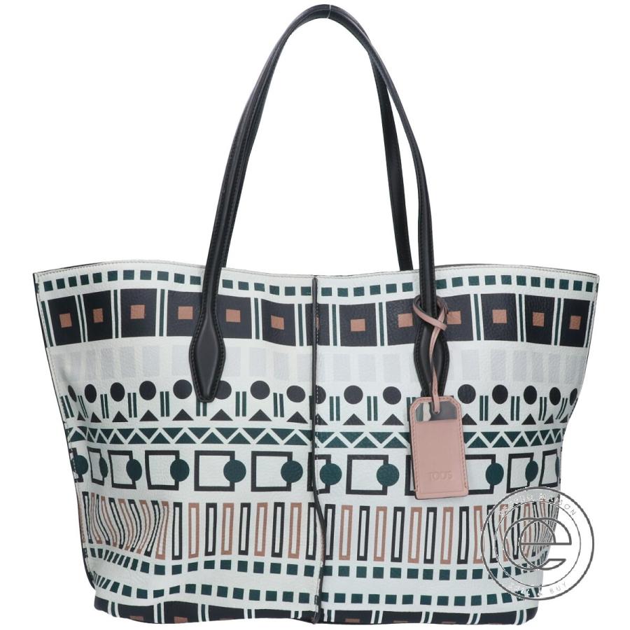 Tod S トッズ Tod S Connecting The Dots 日本限定モデル Joy ジョイ 幾何学模様 レザートートバッグ ユニセックス ブランドショップエコスタイル 通販 Yahoo ショッピング