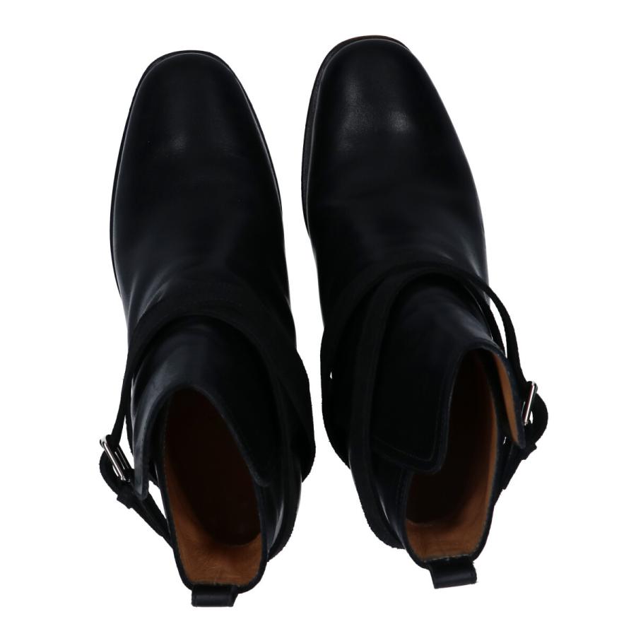 HERMES エルメス レザー ジョッパーブーツ/ シューズ 37 ブラック