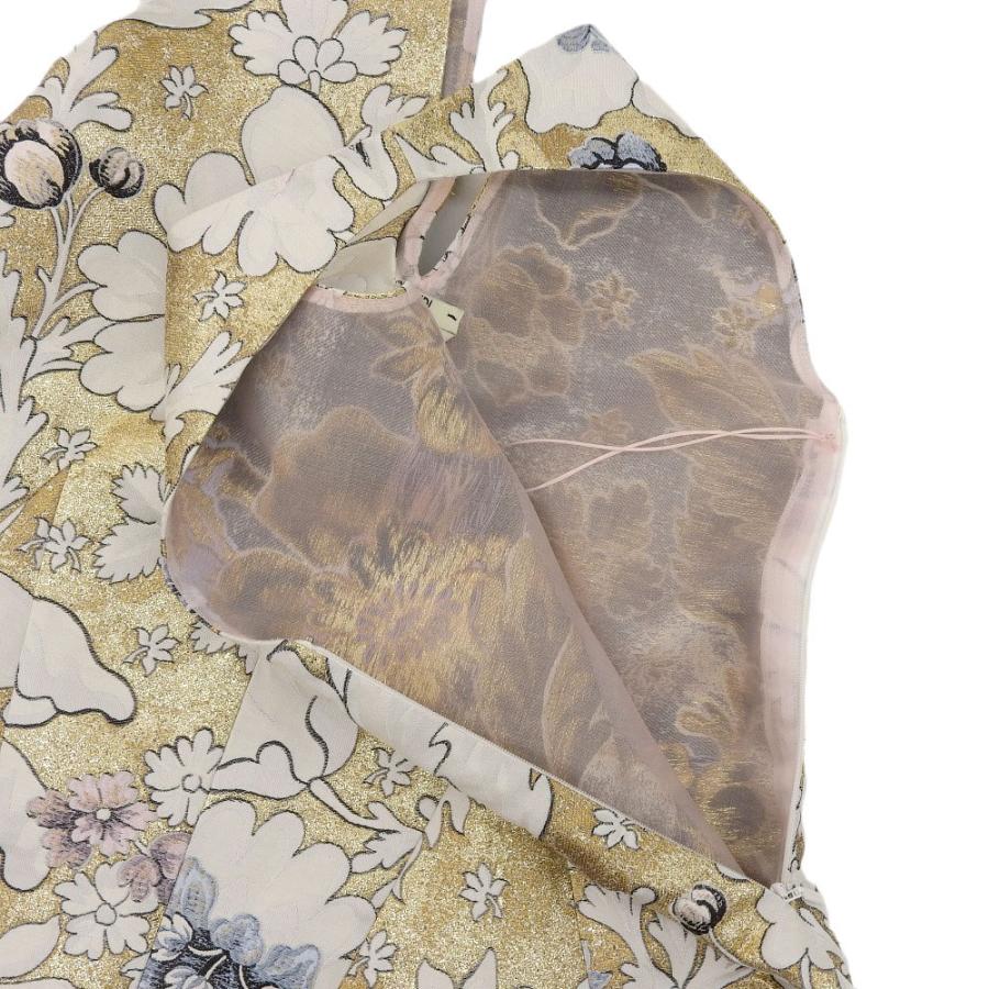 FENDI（フェンディ） 刺繍 ワンピース レディース ゴールド 38 FD9363