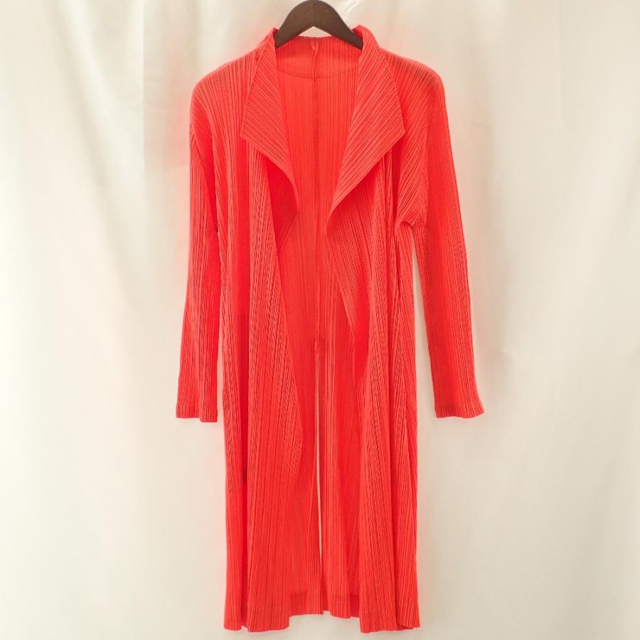 美品プリーツプリーズのロングカーディガン