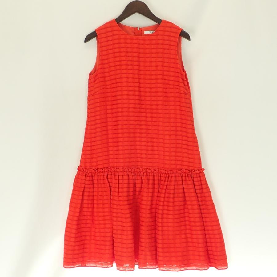 FOXEY 美品/ フォクシー 38170 リネン混 ノースリーブ FOXEY 美品/ フォクシー 38170 リネン混 ノースリーブ
