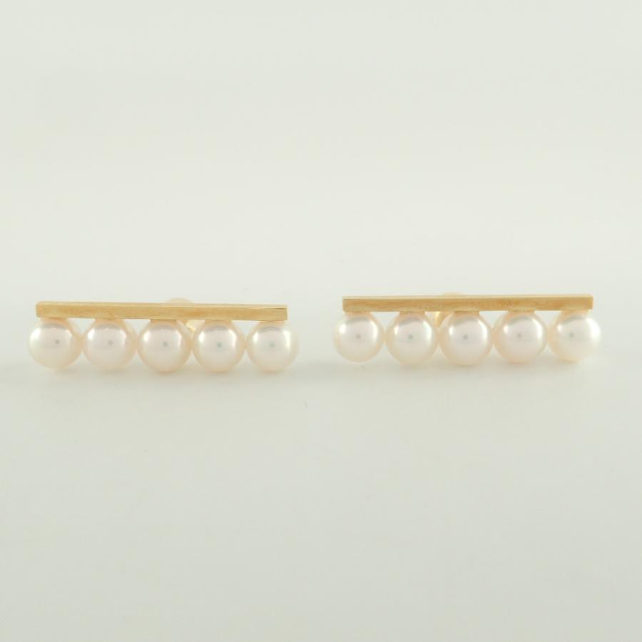 TASAKI Line Balance イエローゴールドピアス