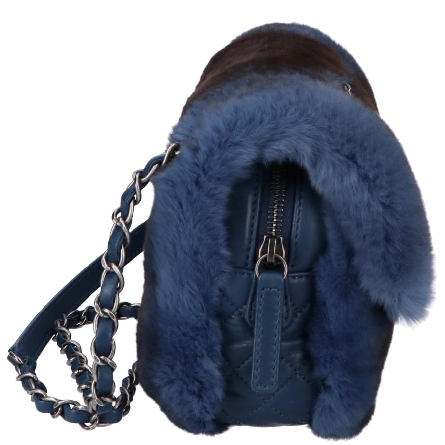 CHANEL 美品/ シャネル 17番台 リアルファー マトラッセ チェーン 