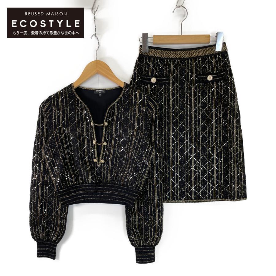 CHANEL（シャネル） 美品/国内正規 P64678K60681 ニット セットアップ