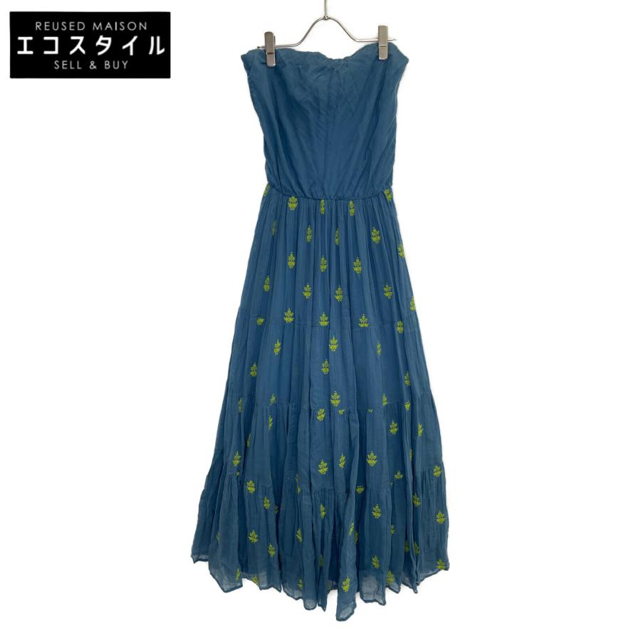 新品同様/ MYLAN マイラン コットン エンブロイダリー ベアトップ  