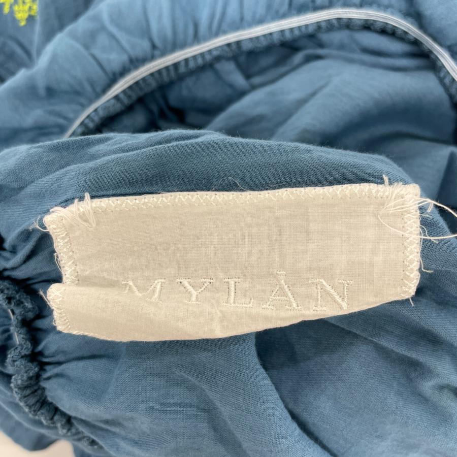 新品同様/ MYLAN マイラン コットン エンブロイダリー ベアトップ  