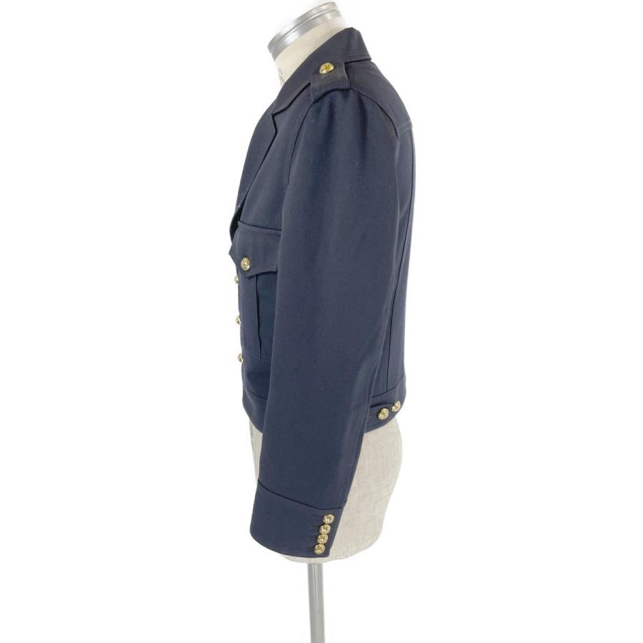 CELINE セリーヌ スカート セットアップ ノーカラージャケット ネイビー 中古・古着通販】CELINE (セリーヌ) セットアップ ネイビー サイズ:42