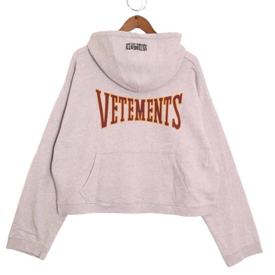 VETEMENTS ヴェトモン ×champion グレー 2016ss リバーシブルパーカー