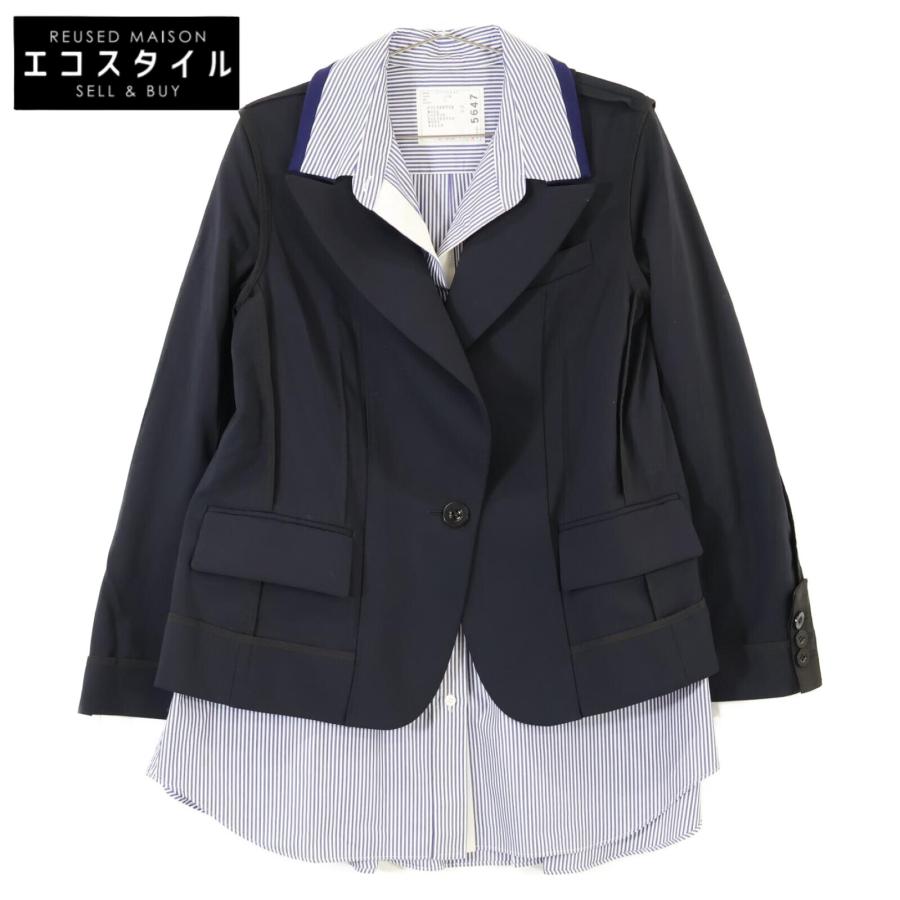 sacai（サカイ） 美品/21年製 21-05647 シャツドッキング ジャケット 1