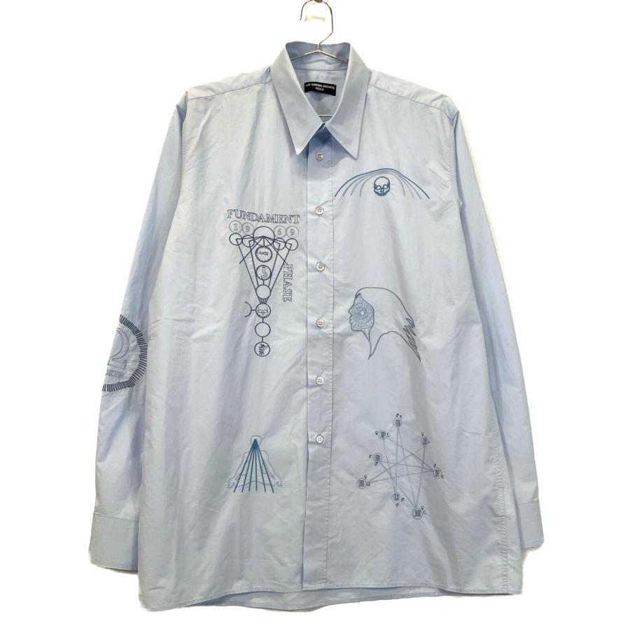 RAF SIMONS ラフシモンズ2004SS宗教期Vネックカットオフシャツ 