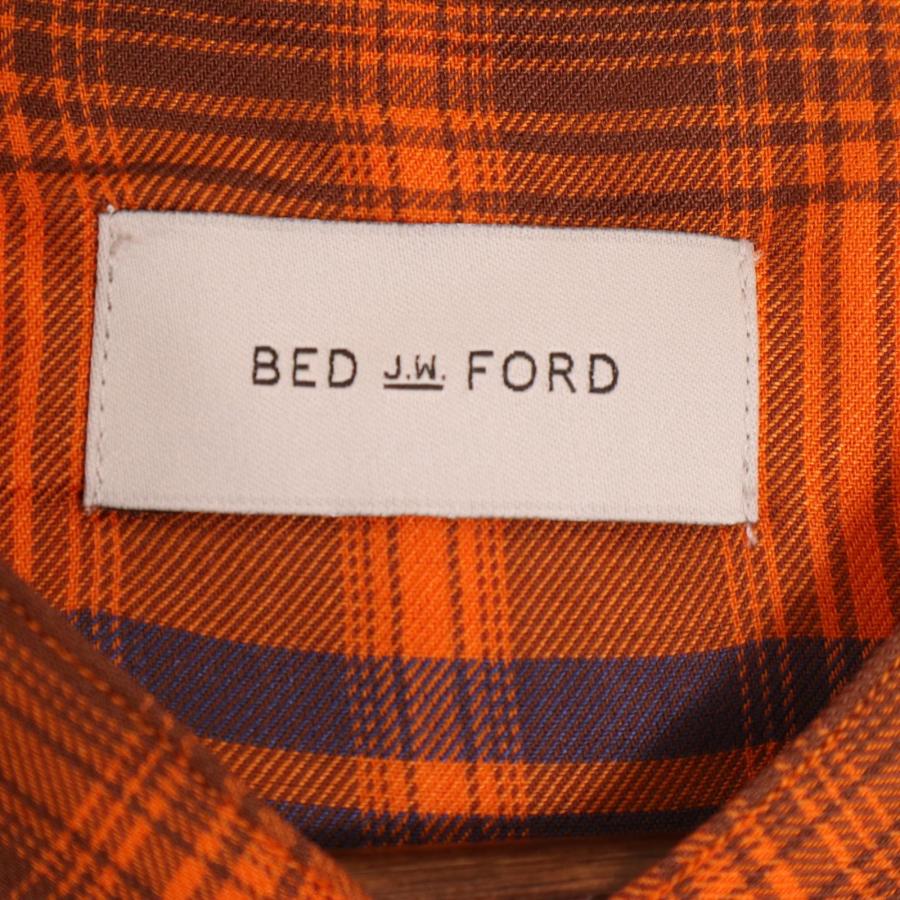 BED J.W. FORD ベッドフォード オレンジ 21SS-B-BL02 チェック柄