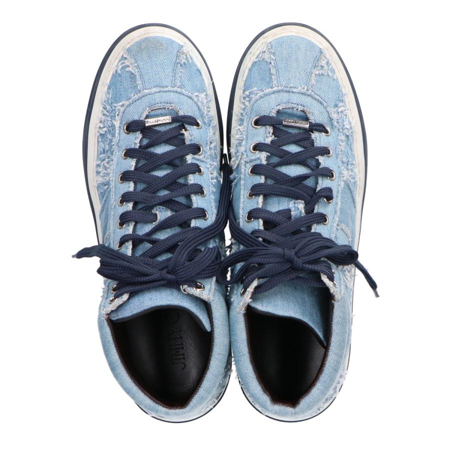 JIMMY CHOO ジミーチュウ デニム ハイカット スニーカー シューズ 42