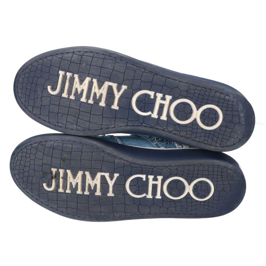 JIMMY CHOO ジミーチュウ デニム ハイカット スニーカー シューズ 42