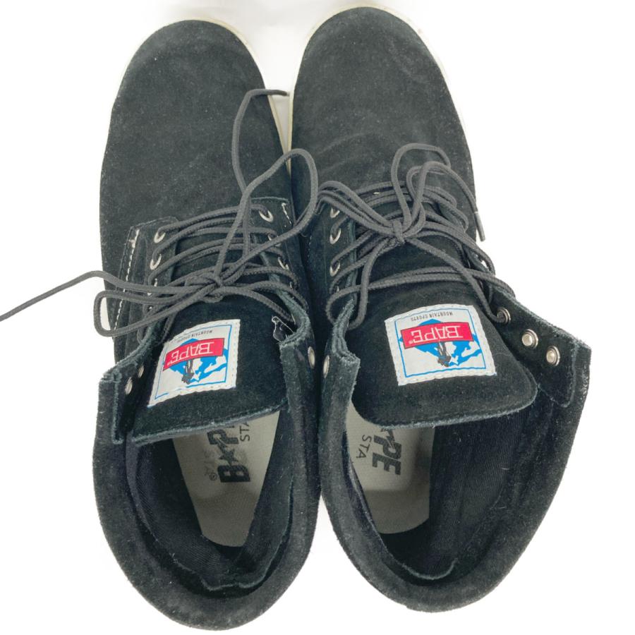 A BATHING APE アベイシングエイプ スエード ワーク ブーツ 28.5