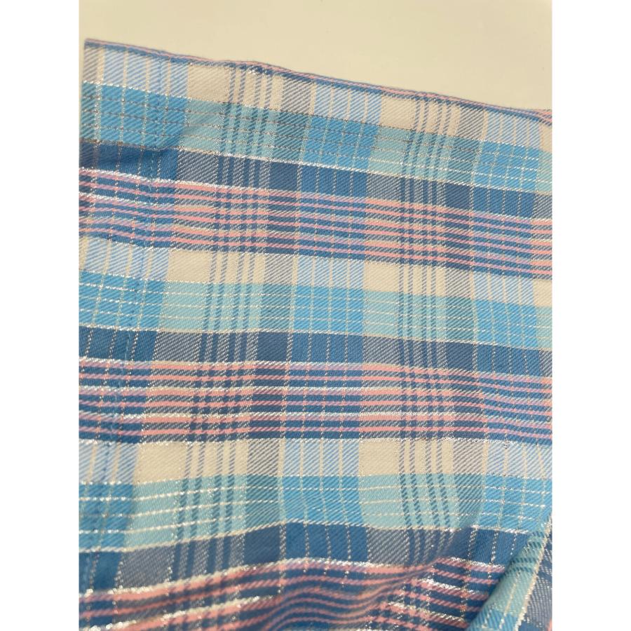 Supreme（シュプリーム） 23SS Metallic Plaid S/S Shirt ブルー XXL