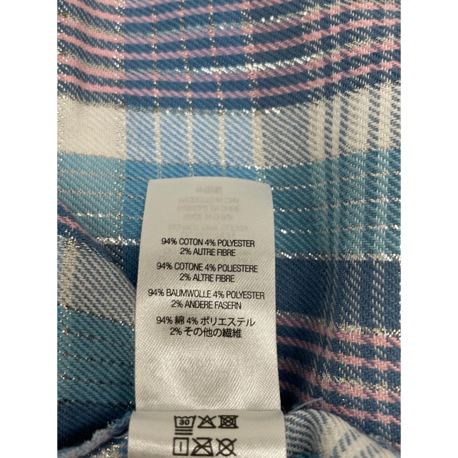 Supreme（シュプリーム） 23SS Metallic Plaid S/S Shirt ブルー XXL