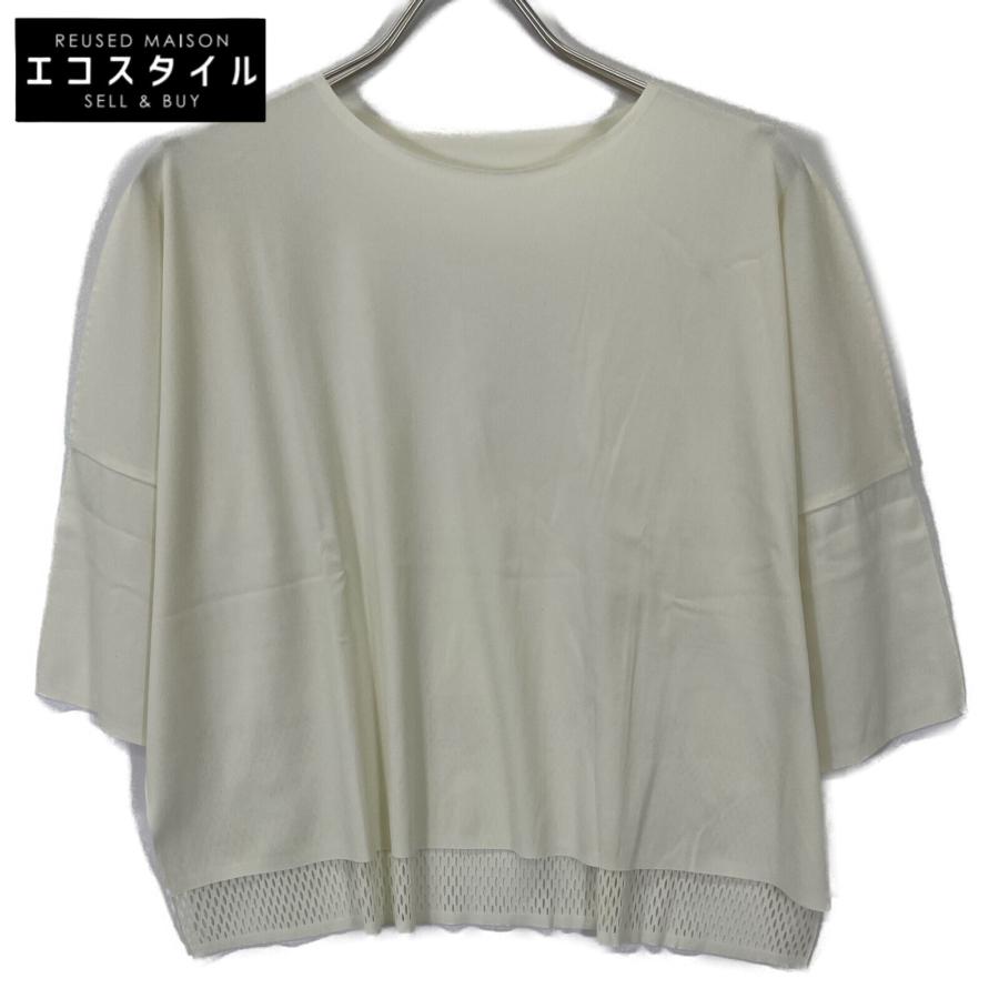 PLEATS PLEASE プリーツプリーズ オフホワイトトップス プリーツ