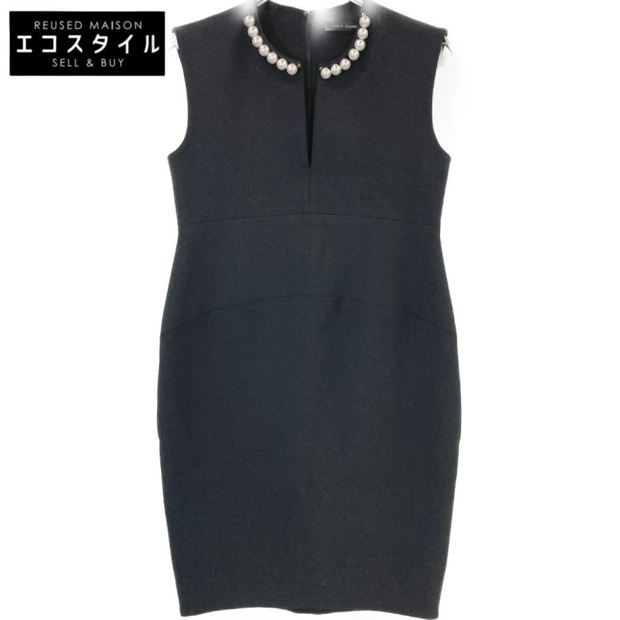 ヨーコチャン_ワンピース_ブラック 中古・古着通販】YOKO CHAN (ヨーコチャン) ボンディング